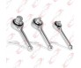 Heavy Duty 3pc Stubby Ratchet Handles Reversible Automotive Mechanics Tool Set